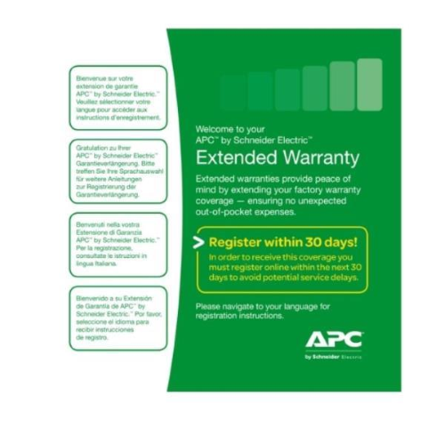 APC Extended Warranty Renewal - Supporto tecnico (rinnovo) - consulenza telefonica - 1 anno - 24x7 - per P/N: SMX1000C, SMX48RMBP2US, SMX750C, SMX750CNC, SRT48BPJ, SRT72BPJ, SRT72RMBPUS